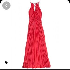 Calypso St. Barth silk maxi dress (raspberry)- NEW
